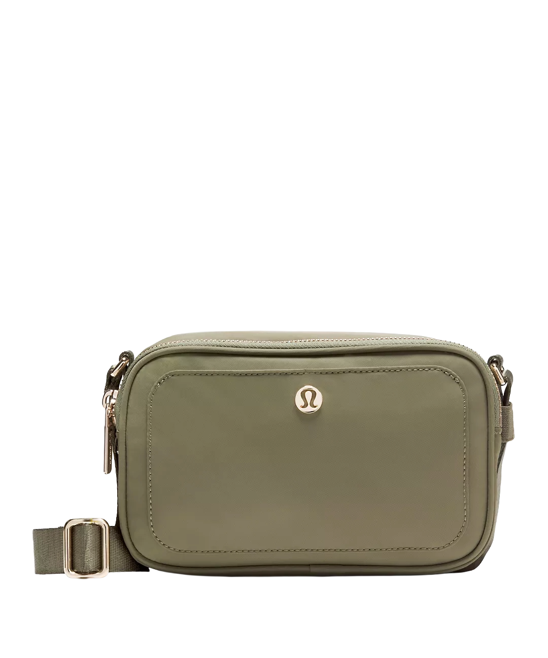Lululemon Crossbody Camera Bag 2L Bay Leaf Gold