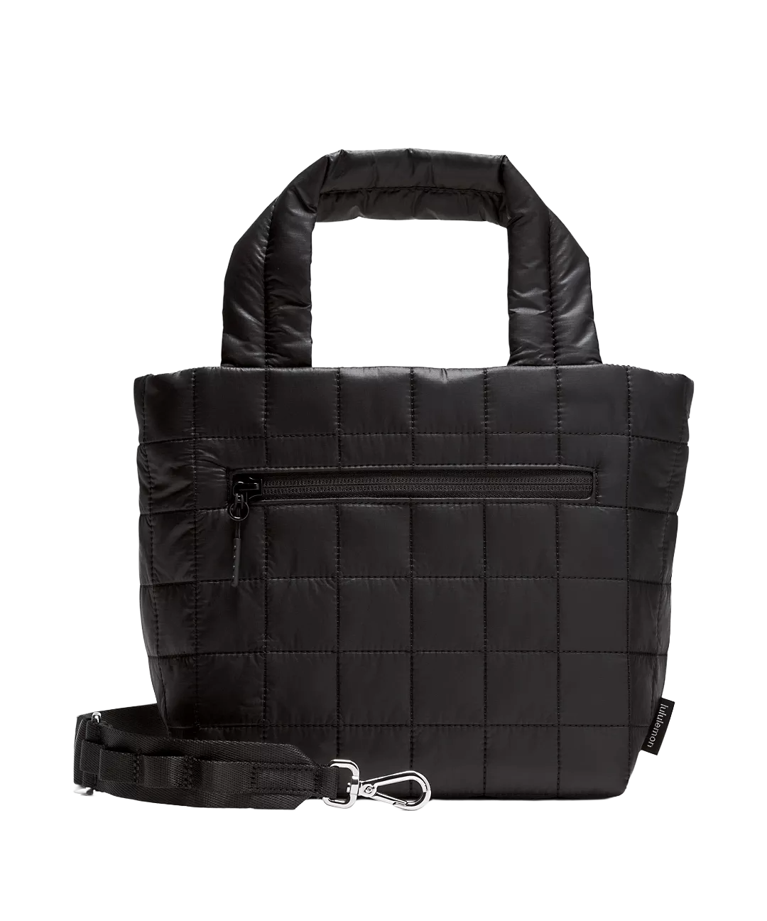 Lululemon Quilted Grid Small Tote Black 5L
