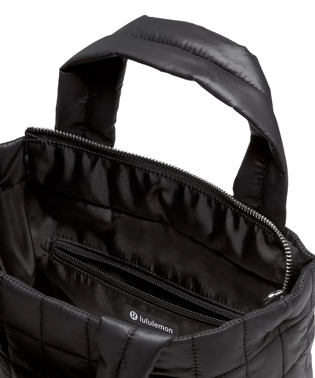 Lululemon Quilted Grid Small Tote Black 5L