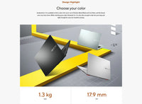 Asus Vivobook Go 14 E1404FA-NK611WSM Laptop (Mixed Black)
