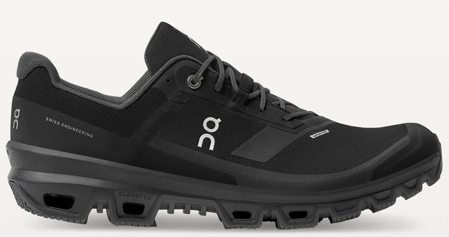 On Running Cloudventure Waterproof Black