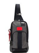 Tumi Fife Slim Sling Bag Grey Red