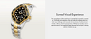 Laarvee Silver & Golden Precision Steel Black Bezel & Black Dial