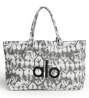 Alo Iconic Shopper Tote Grey Tiedye