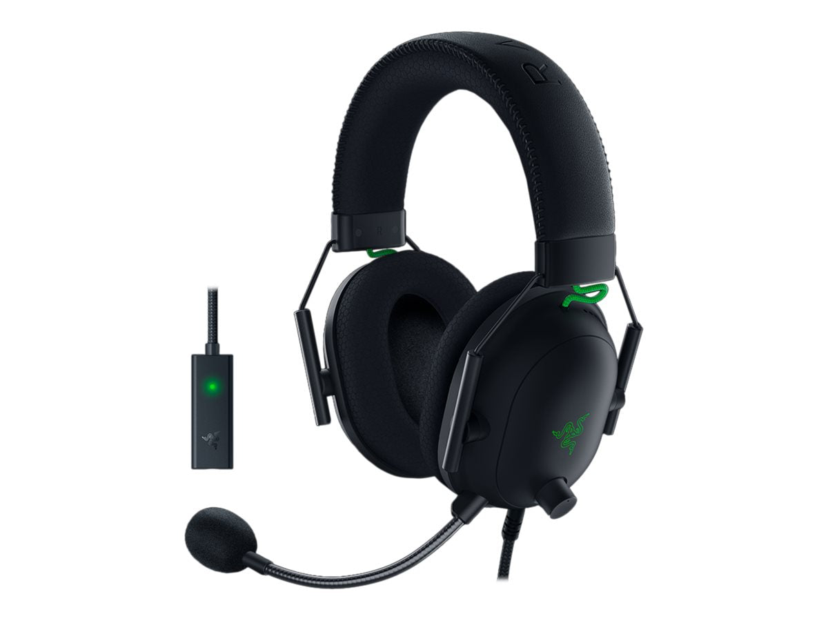 Razer BlackShark V2 with USB Sound Card Multi-Platform Wired Esports Headset