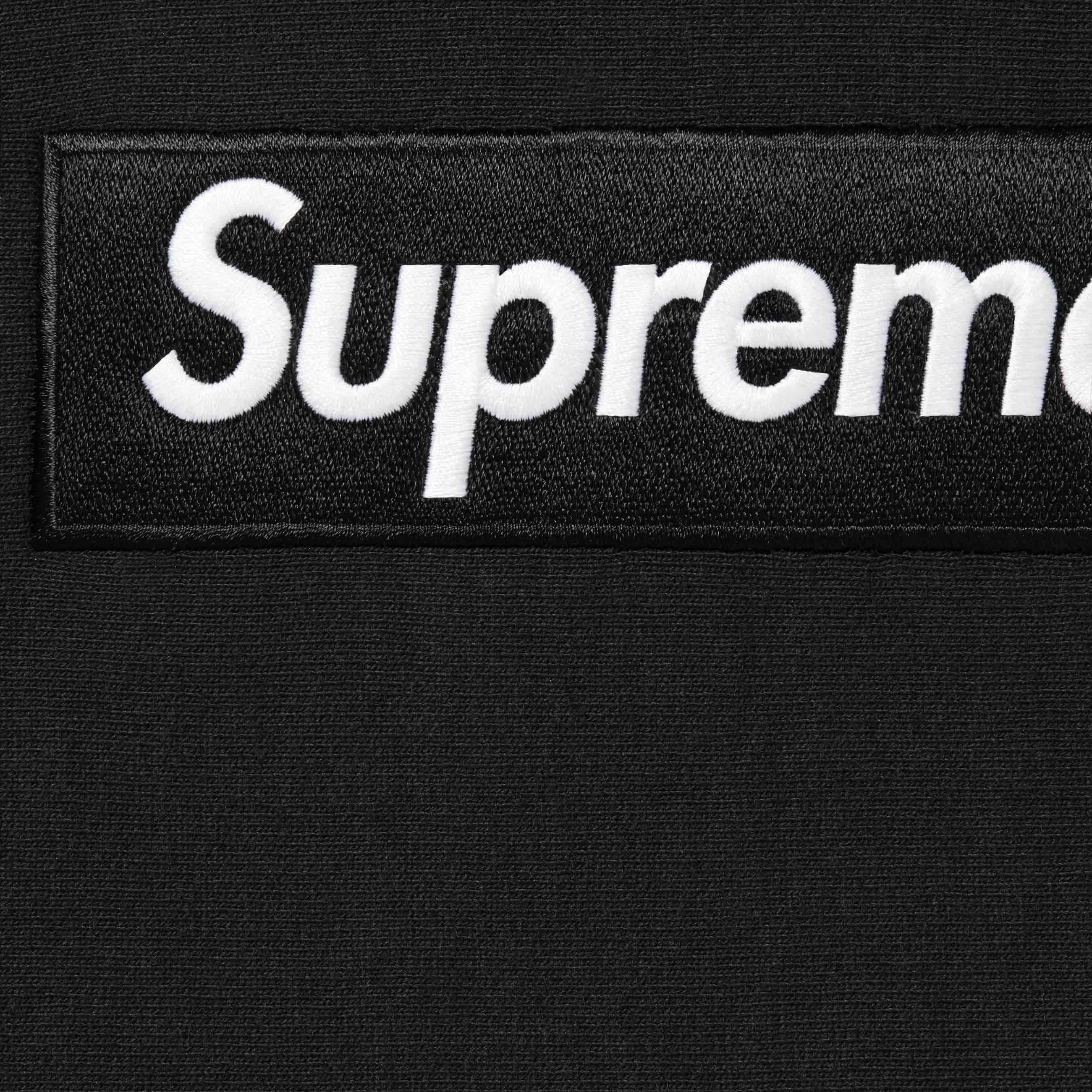 Supreme Box Logo Hooded Sweatshirt Black