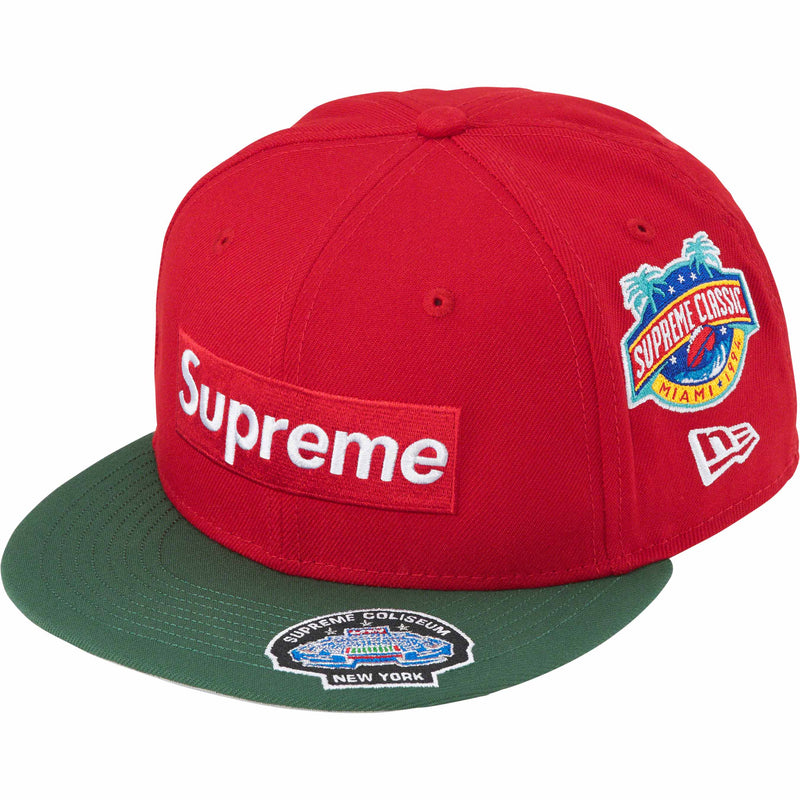 Supreme Championships Box Logo New Era Fitted Hat Red