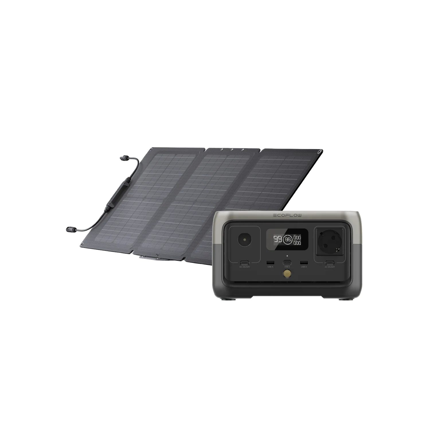 EcoFlow RIVER 2 Solar Generator (PV60W)