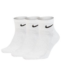Nike everyday cushion ankle training sock white