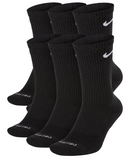 Nike performance cotton 6 pairs black high