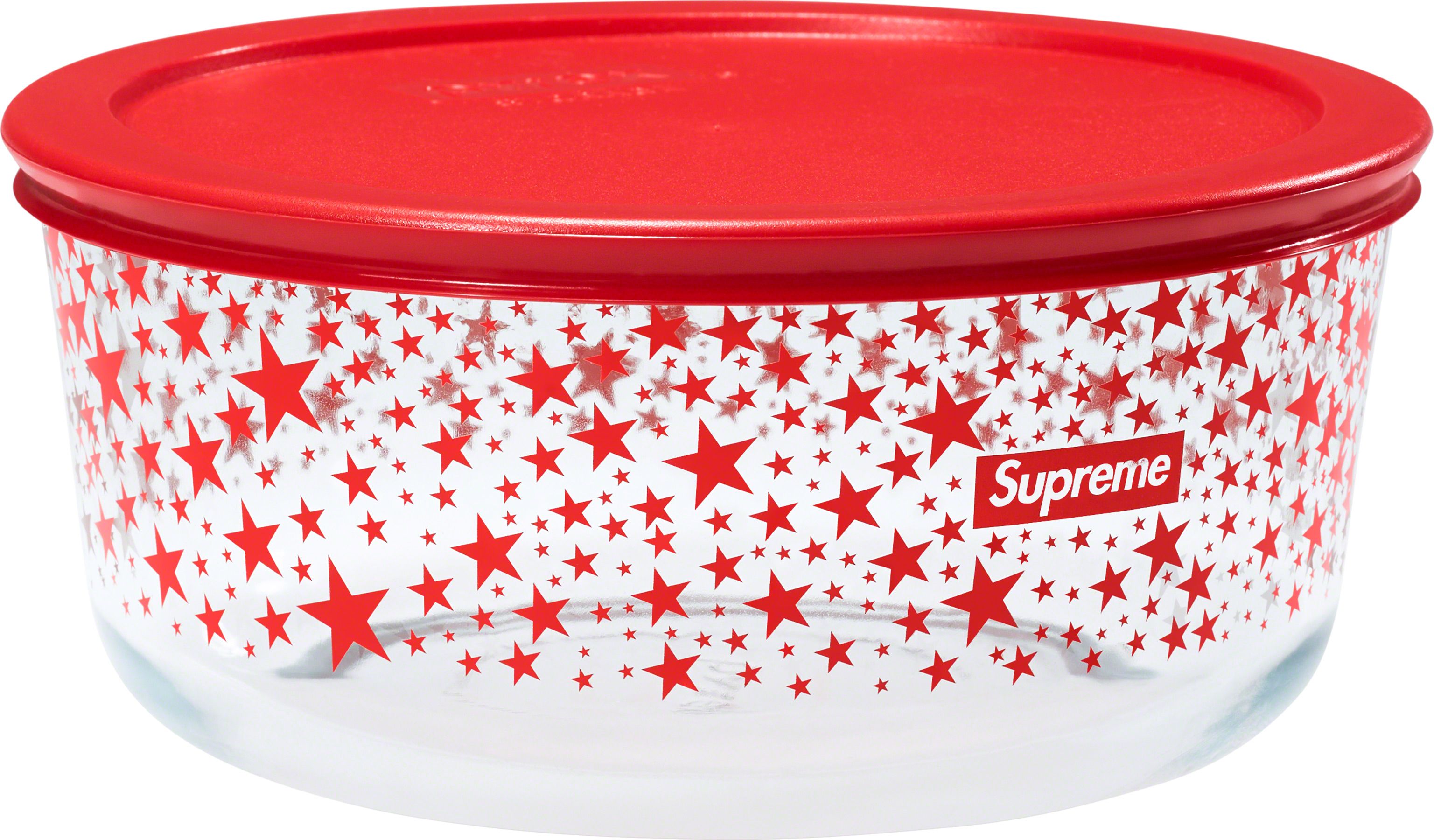 Supreme Pyrex Bowls (Set of 3) Red