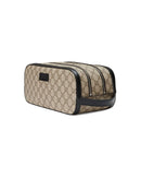 Gucci GG Supreme Double Zip Toiletry Case (Used)