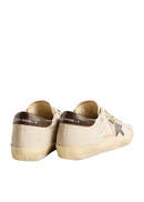 Golden Goose Super-Star Lizard Printed Star And Heel Grey Morn Black Plum