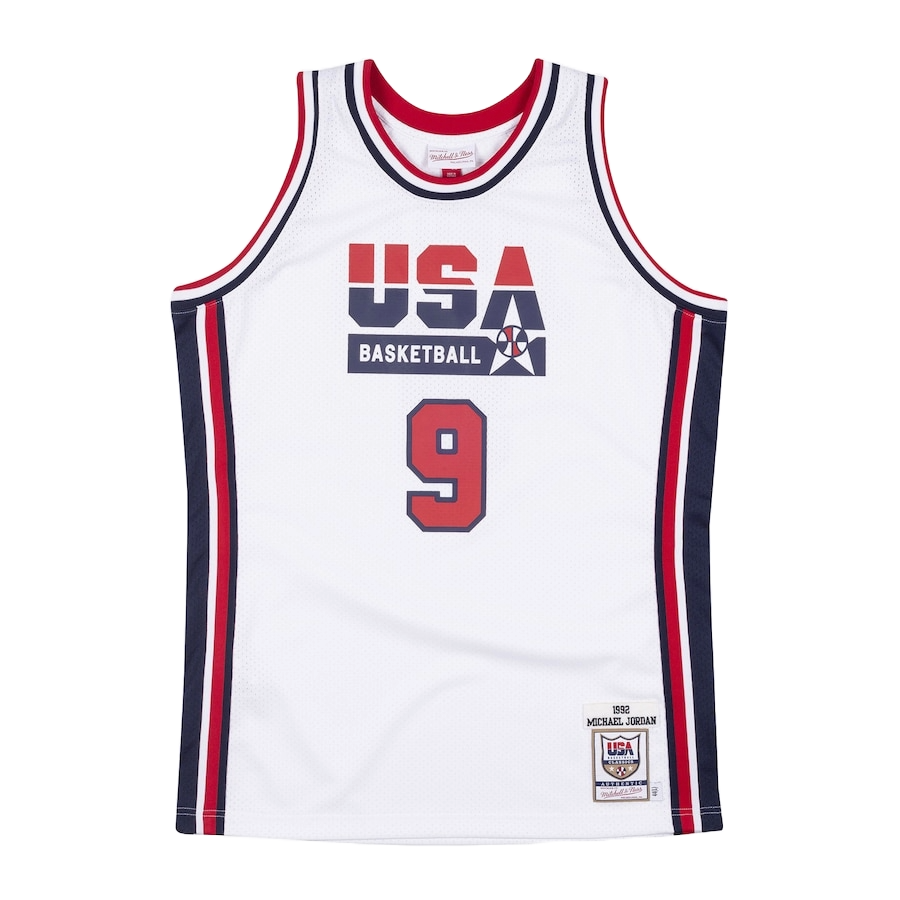 Michael Jordan 1992 White Team USA Mitchell & Ness Jersey