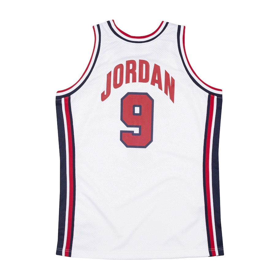 Michael Jordan 1992 White Team USA Mitchell & Ness Jersey