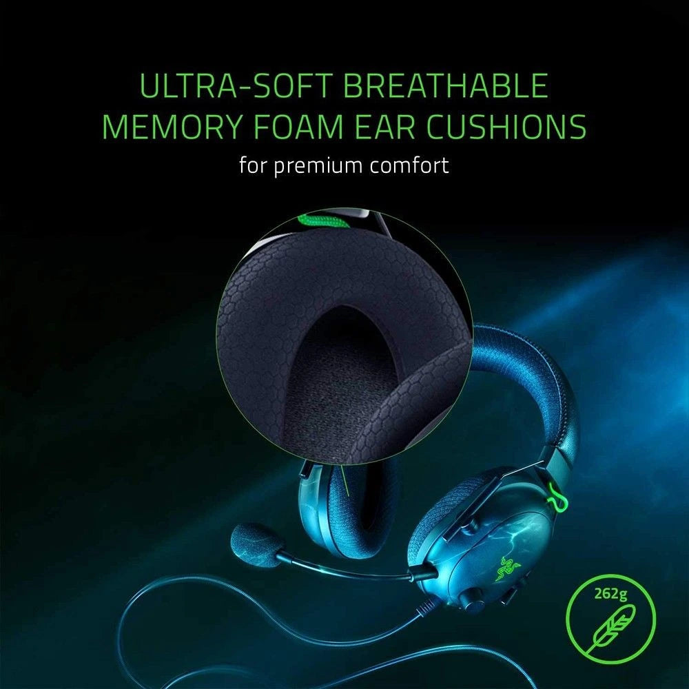 Razer BlackShark V2 with USB Sound Card Multi-Platform Wired Esports Headset