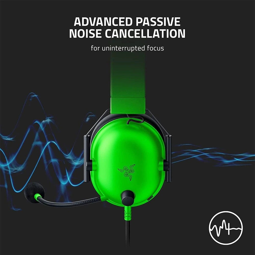 Razer Blackshark V2 X Multi-Platform Wired Esports Headset - Green