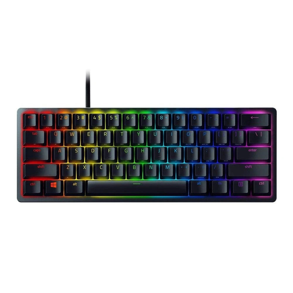 Razer Huntsman Mini 60% Gaming Keyboard Black [Purple]