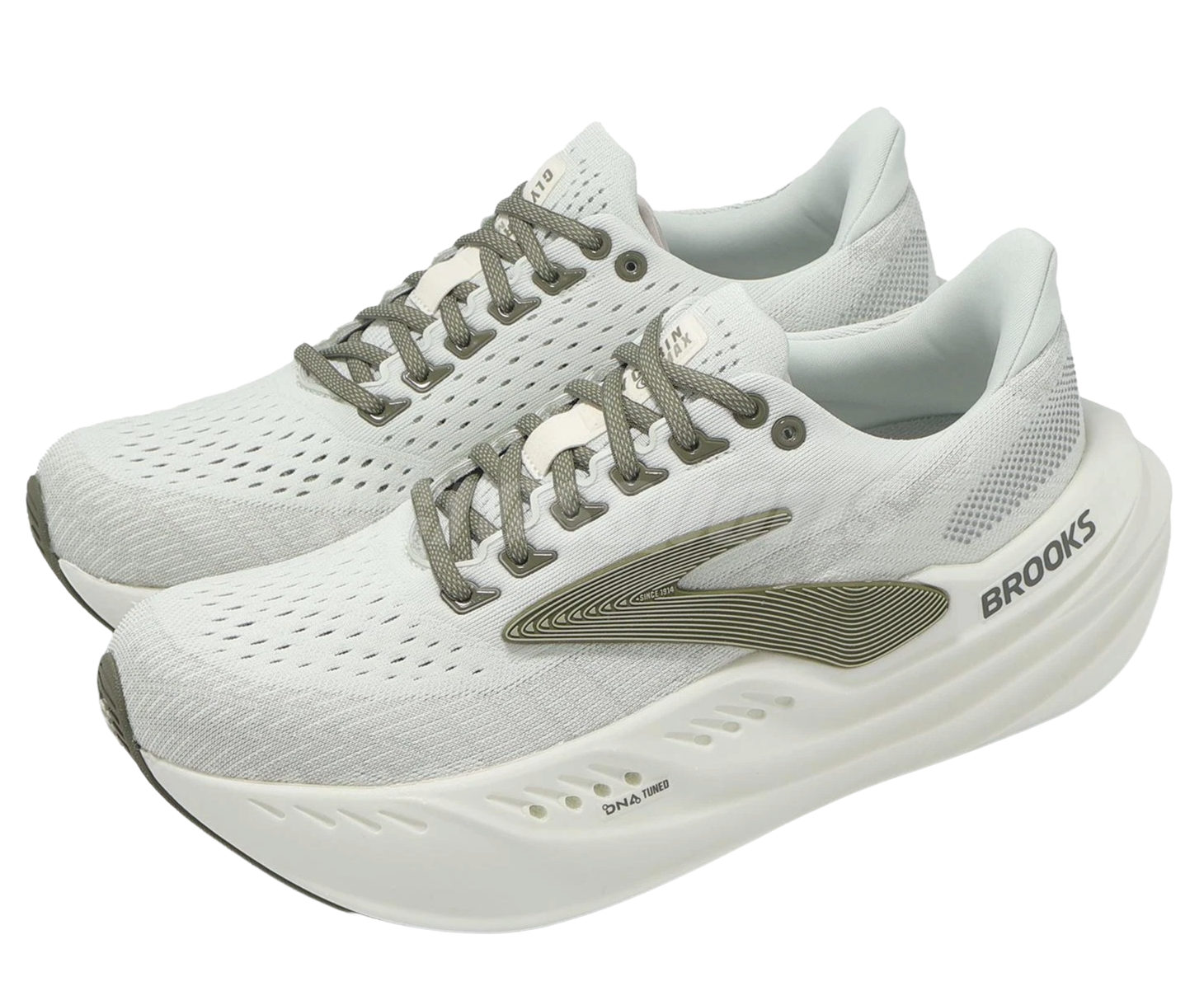 Brooks Glycerin Max Grey Dusty Olive Tea