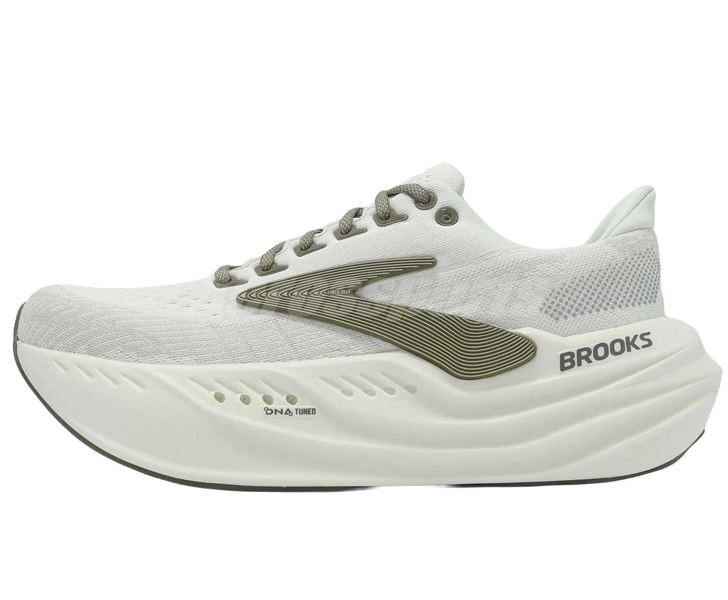 Brooks Glycerin Max Grey Dusty Olive Tea
