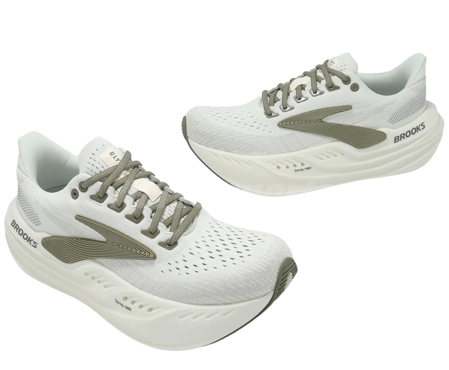 Brooks Glycerin Max Grey Dusty Olive Tea