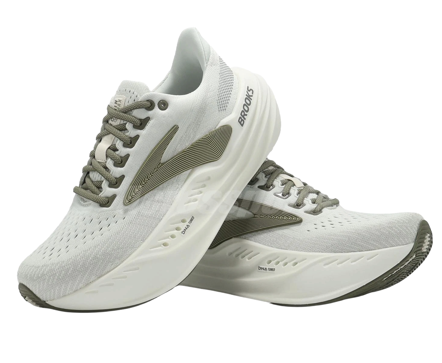 Brooks Glycerin Max Grey Dusty Olive Tea