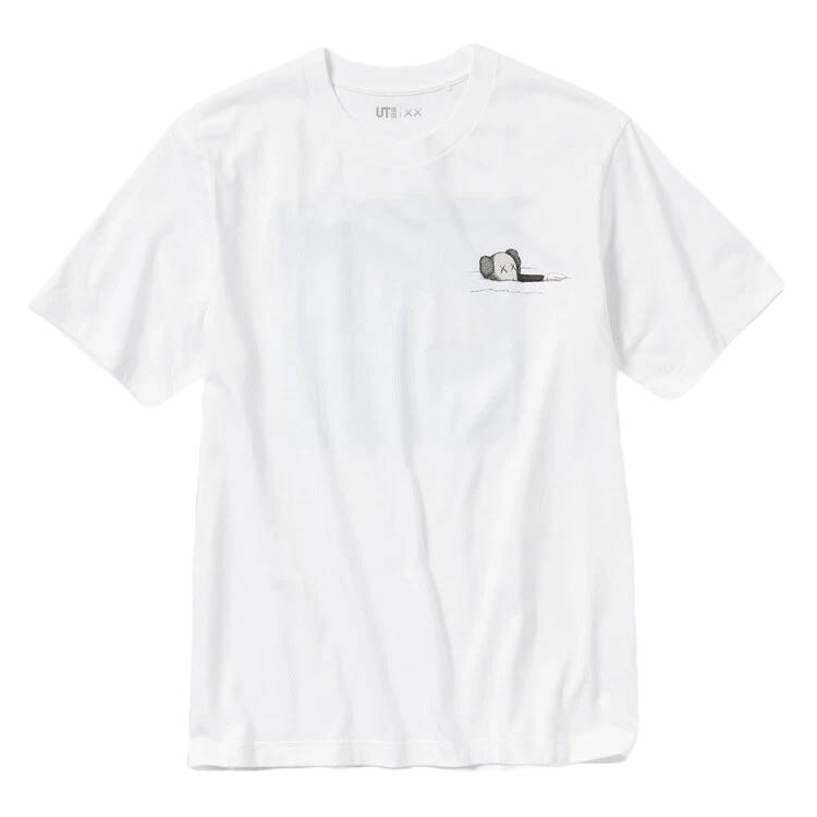 Kaws x Uniqlo White Blue Short Sleeve UT
