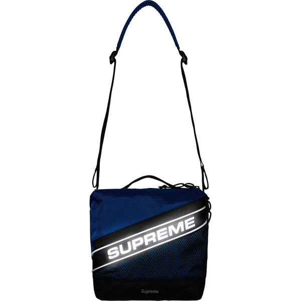 Supreme Logo Shoulder Bag Blue