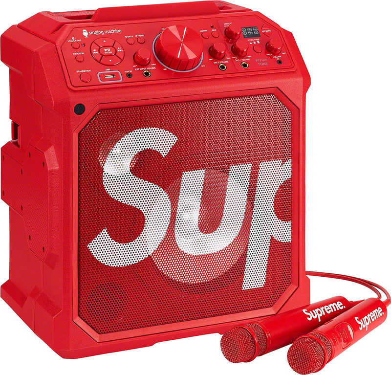 Supreme Singing Machine Red