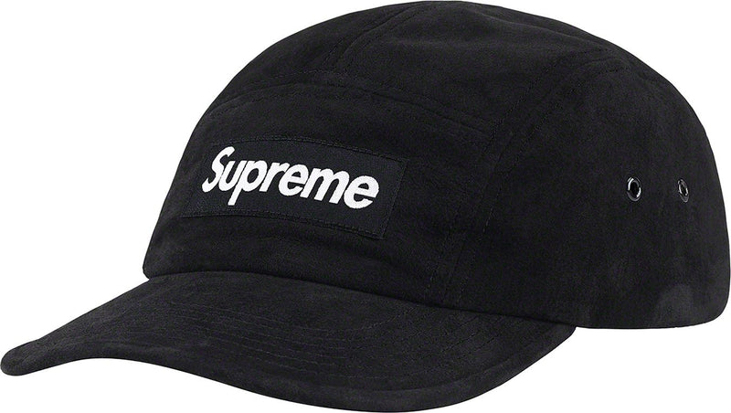 Supreme Suede Camp Cap Black