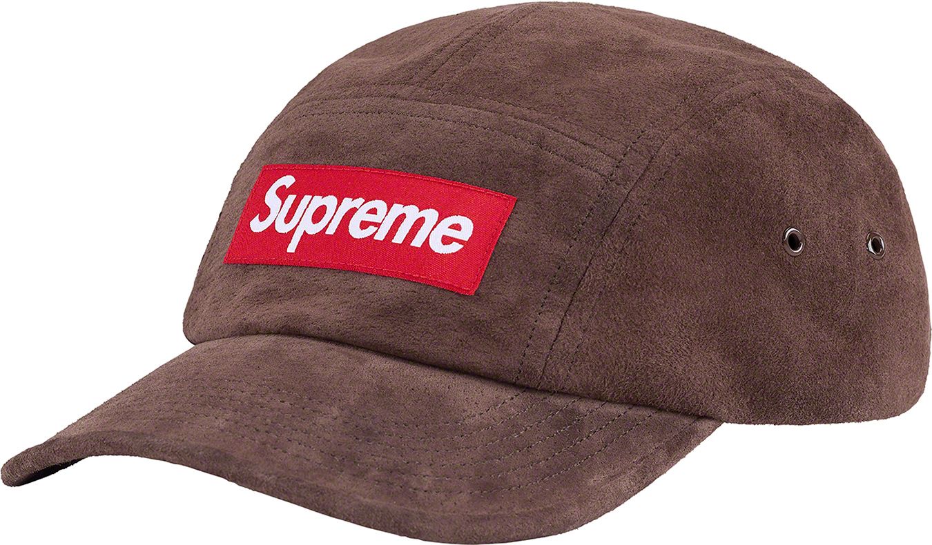 Supreme Suede Camp Cap Brown