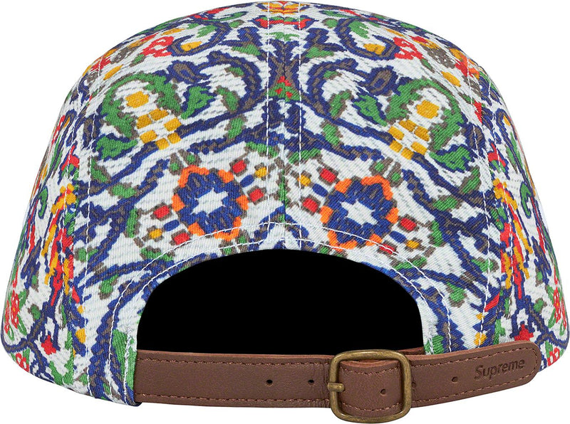 Supreme Washed Chino Twill Camp Cap Tapestry