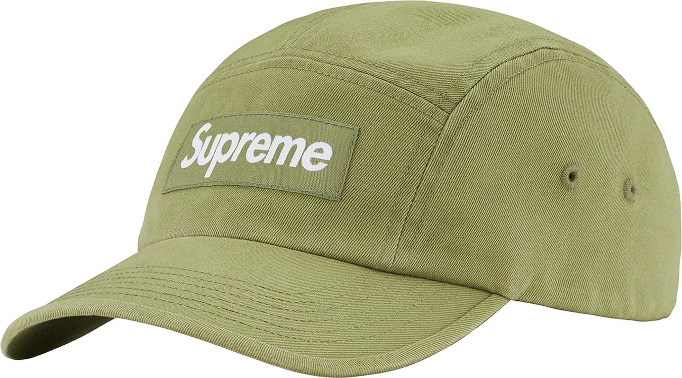 Supreme Washed Chino Twill Camp Cap Olive