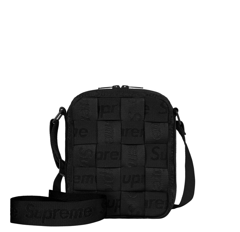 Supreme Woven Shoulder Bag Black-