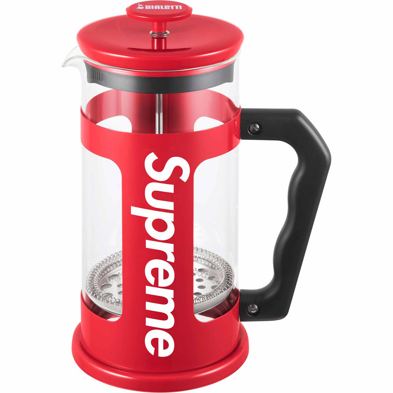 Supreme Bialetti 8-Cup French Press Red