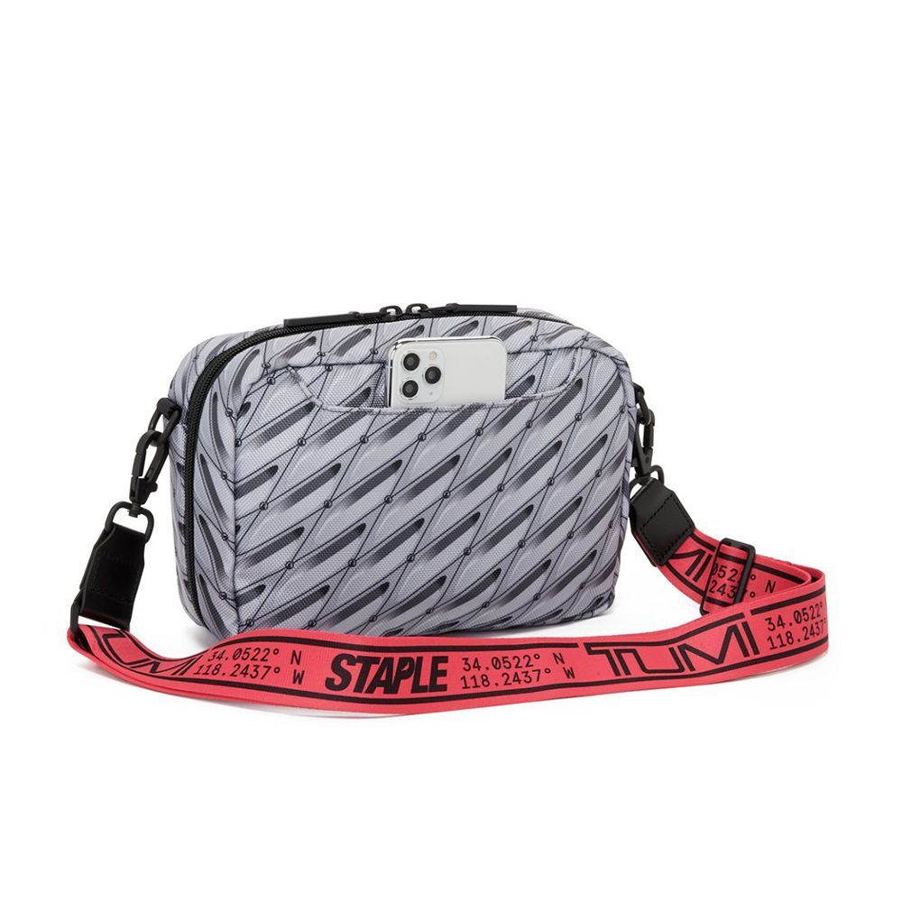 Tumi Staple Kit Crossbody Bag Grey