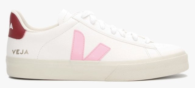 Veja campo chromefree extra white guimauve marsala