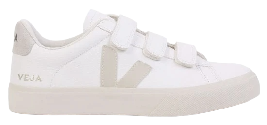 Veja Recife Logo Chromefree Leather Extra White Natural