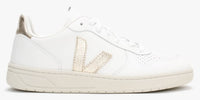 Veja v-10 leather extra white platine