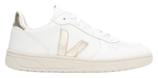 Veja v-10 leather extra white platine