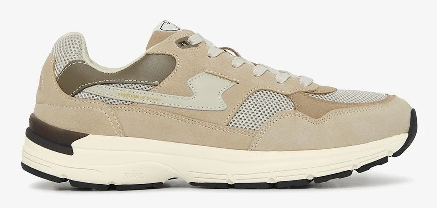 Stepney Workers Club Amiel S-Strike Suede Mix Sand