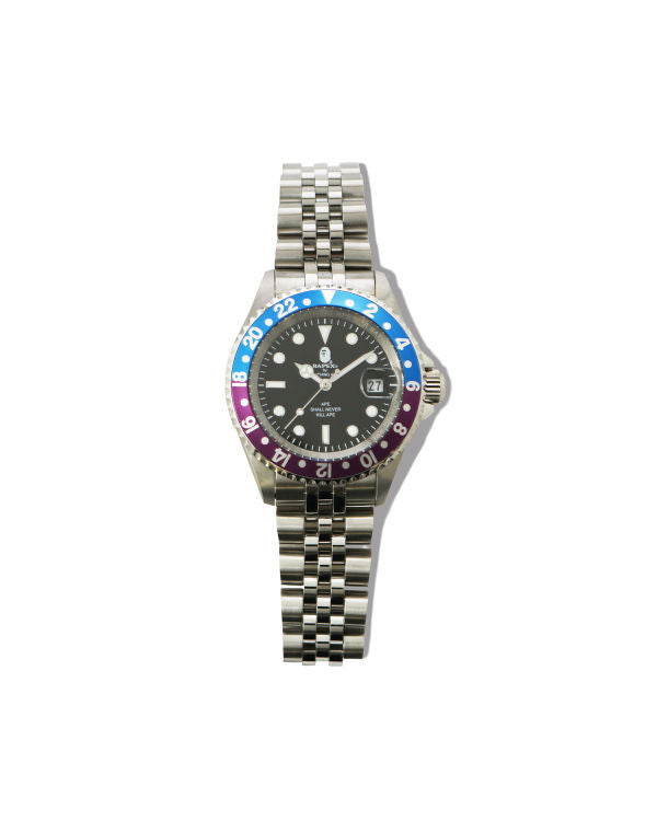 BAPE A Bathing Ape Vintage Type 2 Bapex Watch Blue Purple