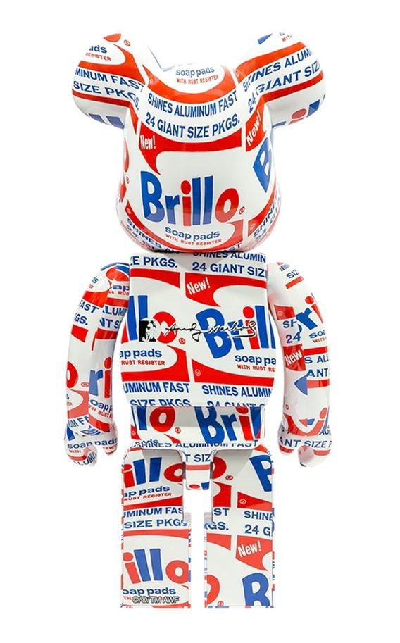 Bearbrick ANDY WARHOL "Brillo" 1000%