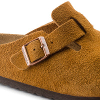 Birkenstock Boston soft footbed suede mink