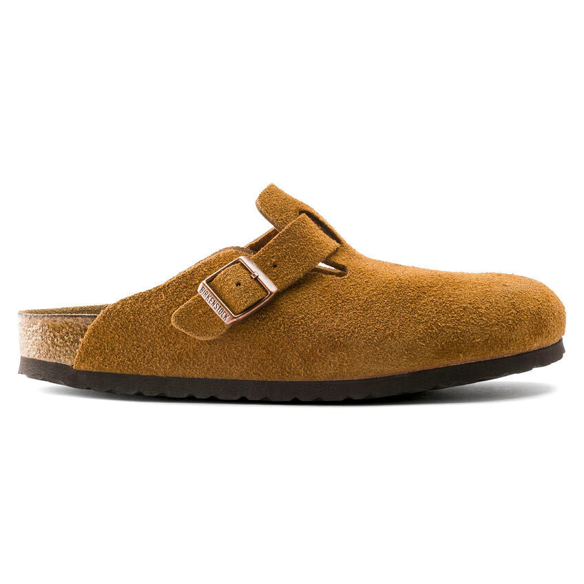 Birkenstock Boston soft footbed suede mink