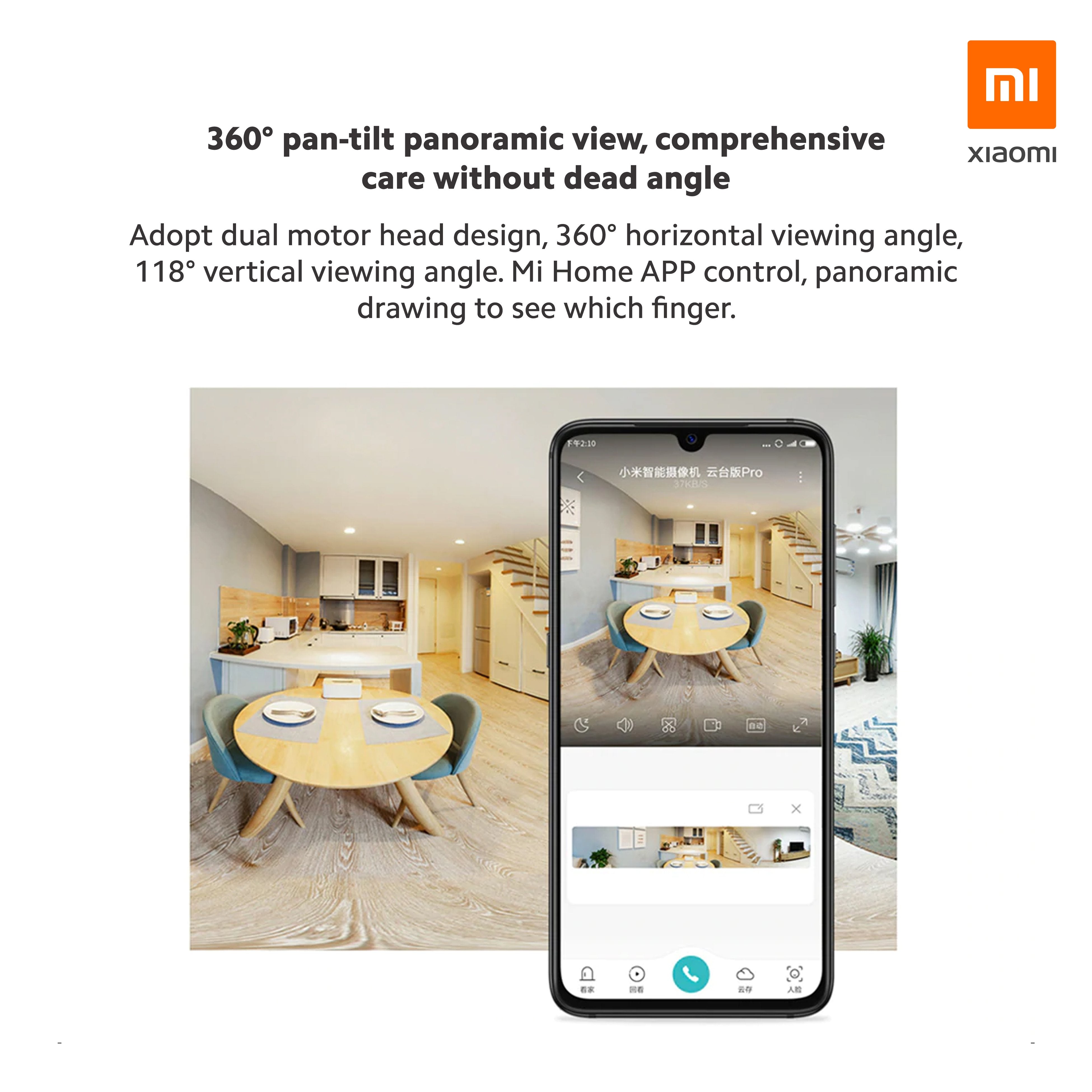 Mi 360° Home Security Camera 2K Pro