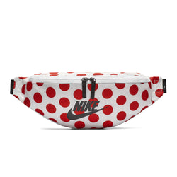 Nike heritage hip pack polka dots white/red