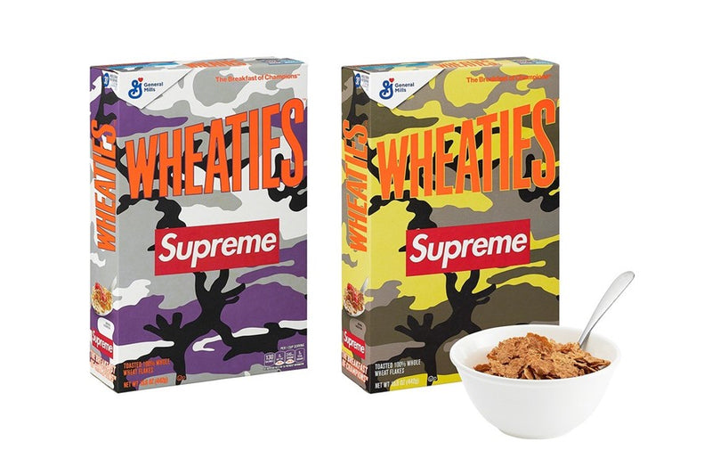 Supreme Wheaties Cereal Box Orange Camo
