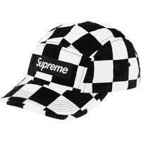 Supreme Velvet Camp Cap Checkerboard