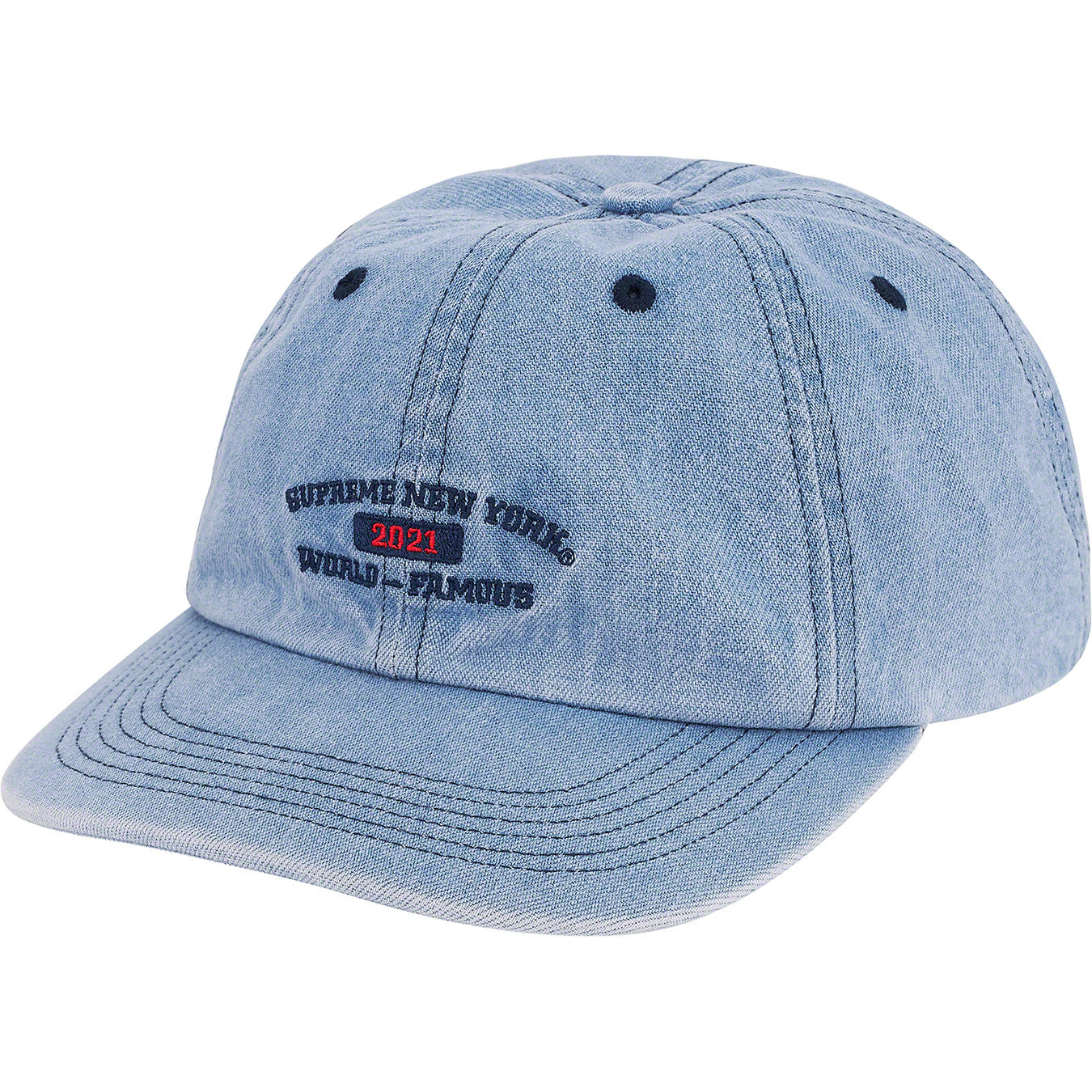 Supreme World Famous 6-Panel Denim